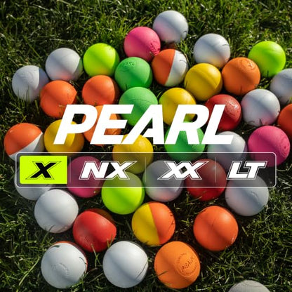 PEARL X Greaseless Lacrosse Balls by Guardian Innovations - Official Ball of NCAA Championships - Meets NOCSAE Standards and SEI/NCAA Certified - color: Orange, size: 50 Pack