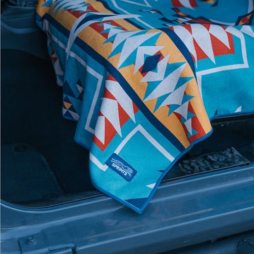 Sprints Athletic Running Towel, Full-Sized, Car Seat Cover - Performance Microfiber (Bohemian Nomad Noises) - color: Bohemian Nomad Noises