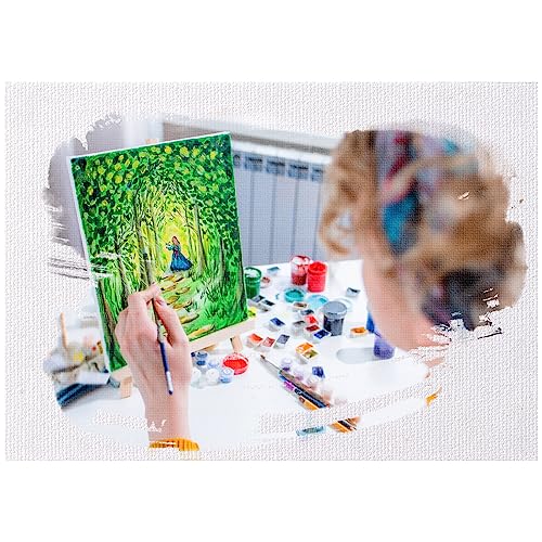 100 Pack Bulk Painting Canvas Panels, Classroom Value Pack Art Canvas, Small Canvases for Classroom Students, Painting Hobby Painters Using (8 x 10 Inch)