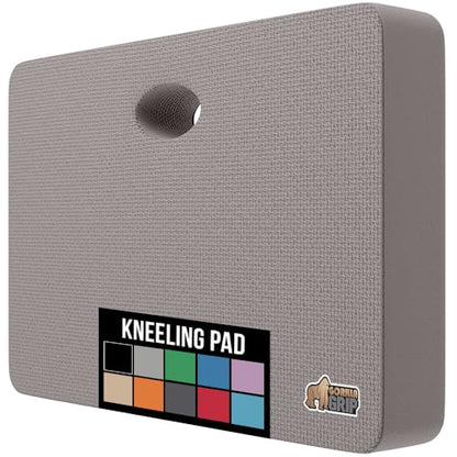 GORILLA GRIP® Extra Thick Foam Kneeling Pad for Gardening, 17.5x11 Gray - color: Gray