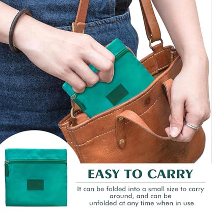 Travel Duffel Bag 12 PCS Foldable Travel Bag Bulk Carry on Luggage Bag Waterproof Tote Sports Gym Bag Lightweight Large Weekender Overnight Bag for Women and Men (Green 12PCS) - color: Green 12PCS
