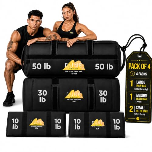 Sandbags for Working Out, Workout Sandbag Unfilled, - color: Dark Gray, size: Small(10-50 lbs)