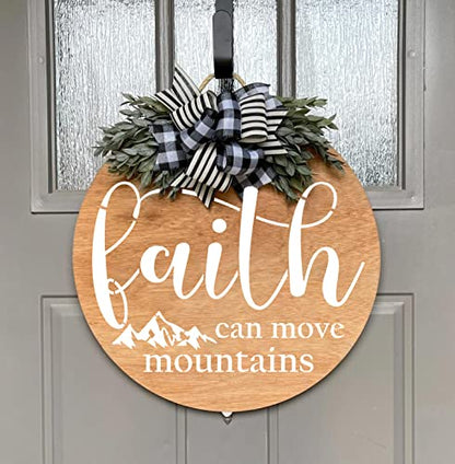 Christian Stencils for Painting on Wood 12" Stencils for Crafts Reusable | Religious Faith Stencil for Wood Sign Canvas Mats Door Hanger - style: Christian