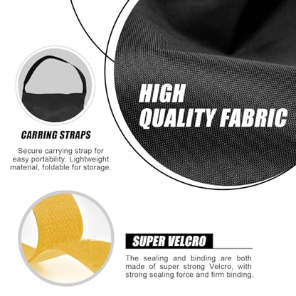 145 LBS Canopy Weights Sand Bags, 4-Pack Sand Bags for Weight Outdoor Advertising Tent Sunshade Fixed Windproof Pop up Canopy Tent Weights(Black-Yellow Straps) - color: Black-yellow straps