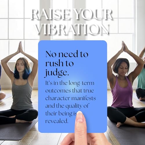 Affirmation Cards for Women – 50 Daily Positive Mantras for a Yogi Mindset – Mindfulness & Meditation Affirmations Card Deck – Unique Motivational Gift for Yoga Instructors, Teachers & Yoga Lovers
