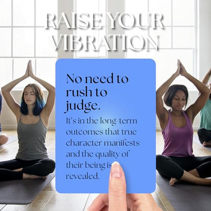 Affirmation Cards for Women – 50 Daily Positive Mantras for a Yogi Mindset – Mindfulness & Meditation Affirmations Card Deck – Unique Motivational Gift for Yoga Instructors, Teachers & Yoga Lovers