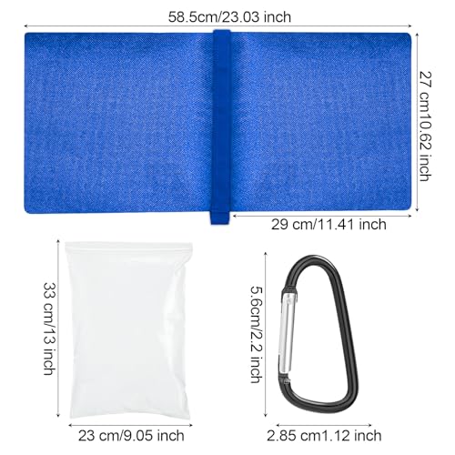 Jerify 12 Packs Photography Weight Bags Photo Studio Filled Weight Bag Empty Heavy Sandbag Set for Photography Tripod Stand Light Stand Sports Outdoor Photo Video Studio Boom Brackets (Blue) - color: Blue