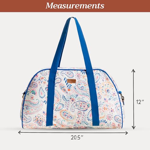 Maison d' Hermine Yoga Mat Duffle Bag Gym Tote Yoga Mat Carry Bag - color: Indian Floral, style: Yoga Mat Duffle Bag