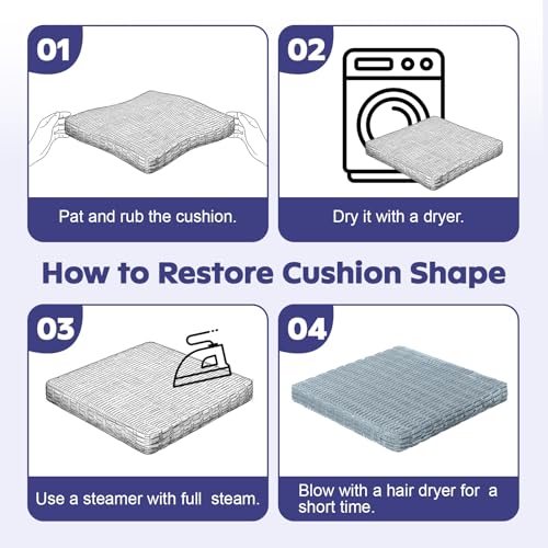 Meditation Cushion Set, Meditation Pillow with 3 Piece,Charcoal - color: Charcoal, size: 24X24X2 Inch