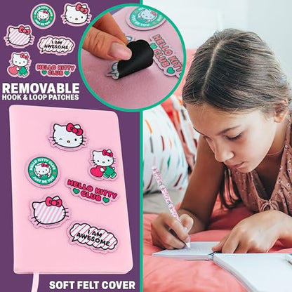 Get Trend Hello Kitty Sanrio Scrapbook Kit for Kids with Notebook, Stickers, Pens, Bookmarks, Frames, Patches, Kawaii Art Supplies, Gifts for Kids (Multi Hello Kitty) - color: Multi Hello Kitty