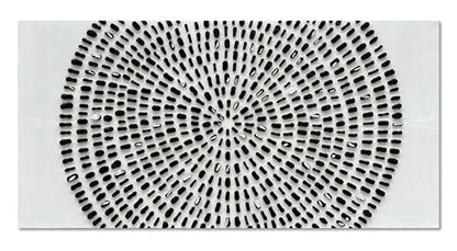 Art 30x60 inch Hand Painted Black and White Abstract Texture Art Oil Painting Large Modern Art Canvas Wall Decoration Painting - color: Yi073