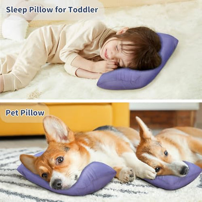 Pro Goleem Small Pillow, 11"x7"x2.5"(Lavender) - color: Lavender