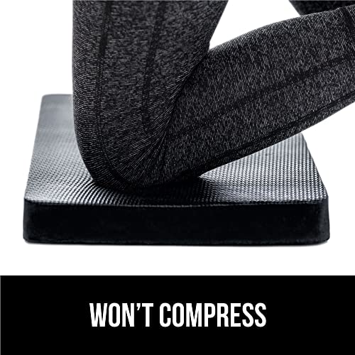 GORILLA GRIP® Extra Thick Foam Kneeling Pad for Gardening, 17.5x11 Black - color: Black