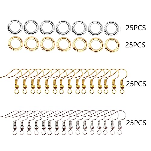 Attuslla 11 PCS Resin Earring Molds Silicone Jewelry Earring Molds Epoxy Resin Molds DIY Craft with Ear Hooks, Jump Rings for DIY Women Earrings, Pendants, Rings, Jewelry Craft Supplies - color: Style 4