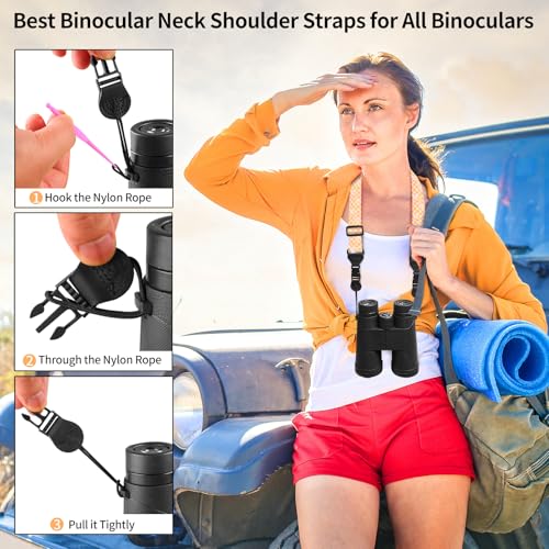 FIEIL Checkerboard Daisy Shoulder Strap, Adjustable Camera Strap with 2 Sets of Quick-Release Buckles, Comfortable Neck Strap for iPad, Tablet, Camera, Laptop, Binocular, Luggage Bag - color: Checkerboard Daisy