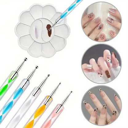 Mandala Dotting Tools Set, 19PCS Dot Painting Kit with Ball Stylus Pens, Acrylic Swirl Dotting Rods, Mandala Stencils & Paint Tray for Nail Art, Rock Painting, Pottery Clay, DIY Crafts for Beginners - color: 19Pcs