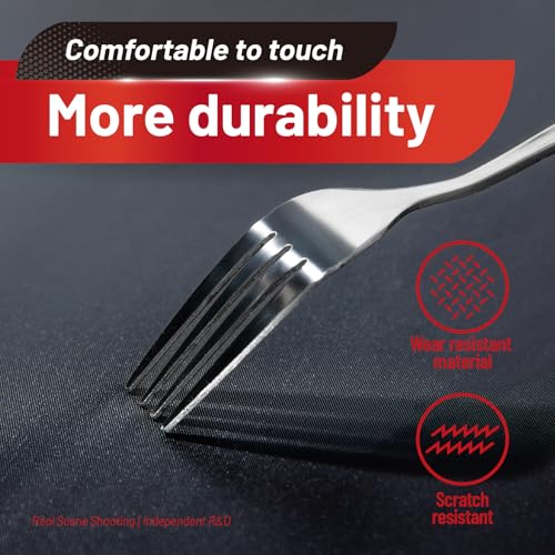 Plastic Table Cloth, 110 Ft x 54 In Plastic Table Cloth Disposable Roll | Black Tablecloths Roll PEVA Material, Waterproof with Cutter, Disposable Table Cover Roll Ideal for Banquets, Festival, Party - color: Black, size: 1320" x 54" (Rectangular)