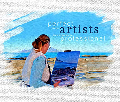 VViViD Double Primed Cotton Canvas Roll Choose Your Size! (1ft x 60") - size: 1ft x 60"