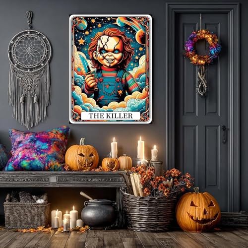 Halloween Diamond Art Kits for Adult Diamond Painting Kit for Beginner | Horror 5D DIY Funny Diamond Dots Full Drill Crafts for Gem Art Dot Art for Adults Home Wall Decor for Teens 12x16 inch - color: DP03525