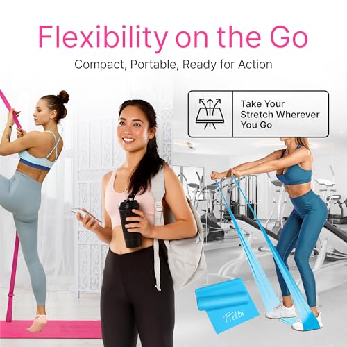 Leg Stretcher Strap with Door Anchor and Resistance Band, Splits Trainer | Home Flexibility Trainer for Splits, Ballet, Dance, Cheer, Yoga, Gymnastics, Pole and Taekwondo, Kids to Adults, All Levels - color: Vibrant Pink
