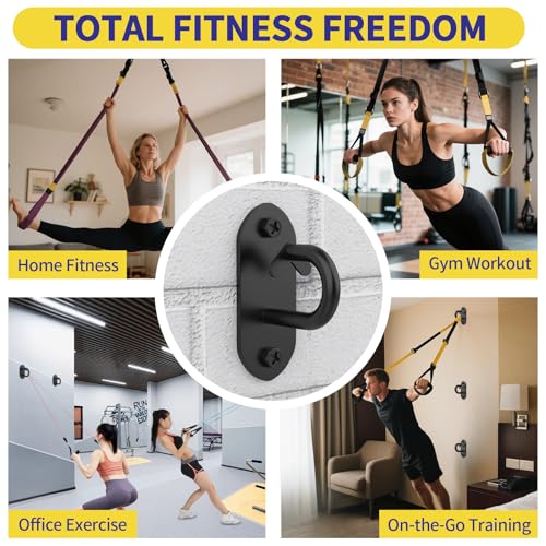 GPANDAG 3 Pack Resistance Band Wall Anchor