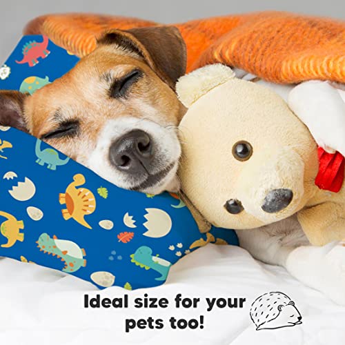 Toddler Pillow with Pillowcase, 13x18 My Little Dreamy Pillow (DinoWorld) - color: Dinoworld