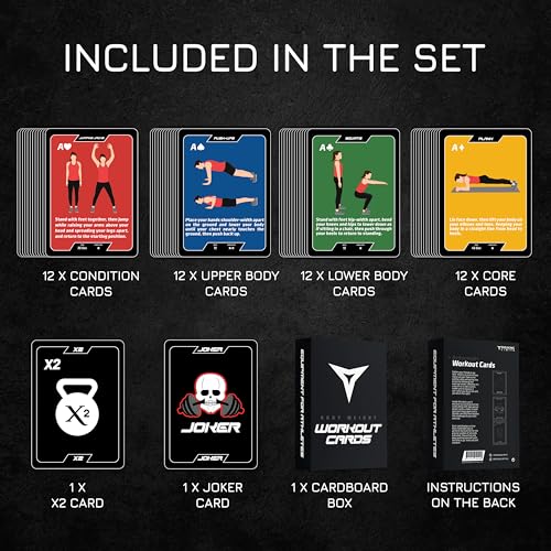 BREAKING LIMITS Workout Cards Deck - Bodyweight Exercise & Pilates Cards - style: Bodyweight