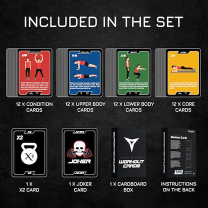 BREAKING LIMITS Workout Cards Deck - Bodyweight Exercise & Pilates Cards - style: Bodyweight