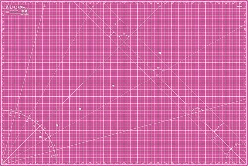 Elan Cutting Mat A1 Pink & Purple, Large Self Healing Cutting Mat 24 x 36 Inch, 5-Ply Craft Board Pink, Hobby Board for Crafts 24x36 Inch - style: 36 x 24"