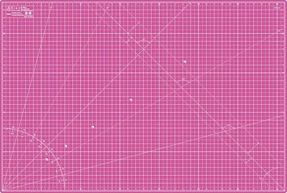 Elan Cutting Mat A1 Pink & Purple, Large Self Healing Cutting Mat 24 x 36 Inch, 5-Ply Craft Board Pink, Hobby Board for Crafts 24x36 Inch - style: 36 x 24"