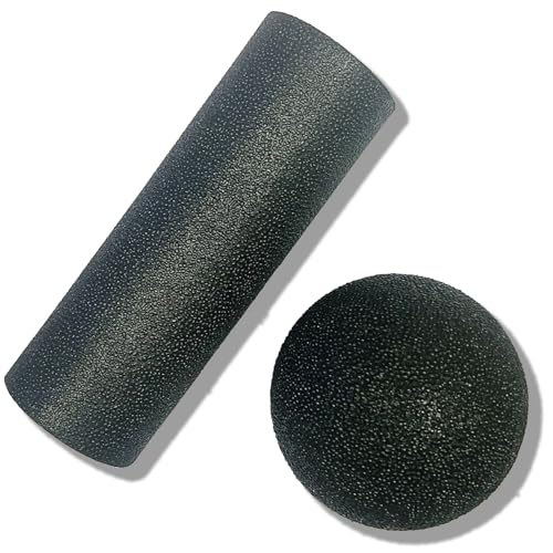 Mini Foam Roller, High Density Massage Tool for Physical Therapy - color: Black
