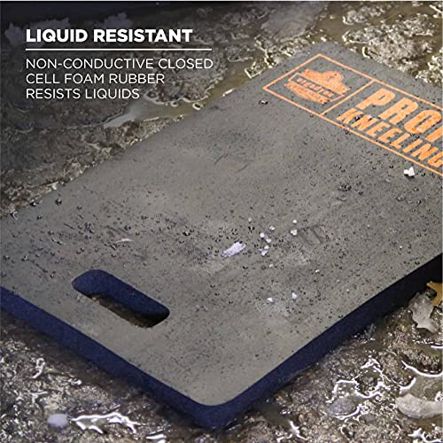Ergodyne ProFlex 380 Kneeling Pad, Foam Knee Cushion, Water Resistant Kneeling Mat, 14" x 21" x 1, Black - color: Black, size: Standard