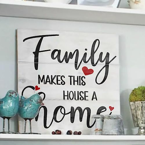 16 Word Stencils for Painting on Wood - Inspirational Stencil Set for Crafts Reusable – Art Templates for Drawing - Farmhouse Stencils and Templates for Signs, Canvas and Craft Supplies - size: 8 Inch Family