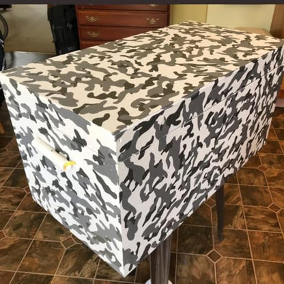 Camo Stencils for Spray Paint 12inch Camouflage Stencils | Reusable Camo Stencil for Painting on Boat Truck Fabric Wall - style: Camo