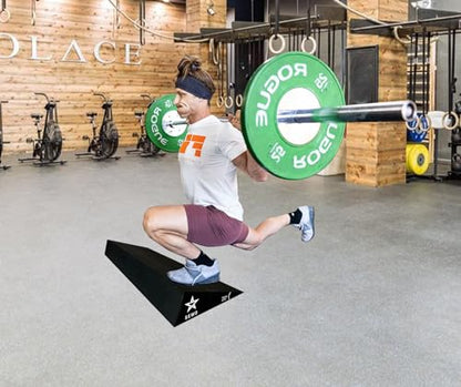 SEWD Extra Large 20 Degree Slant Board Squat Wedge | Heel Elevated Squat, Knees Over Toes, Deadlifts, For Home Gym and Personal Trainers