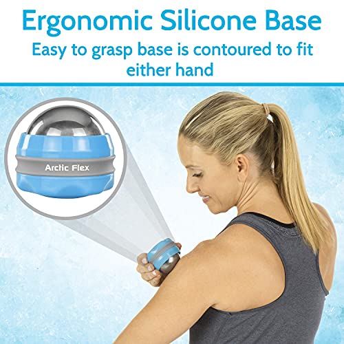 Arctic Flex Cold Massage Roller Ball (2 Pack) - Cryoball Massage Hand Ice