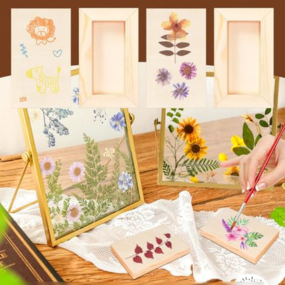 FSWCCK 10 Pack 3 x 5 inch Wood Panel Boards, Unfinished Wood Canvas Panels for Crafts, Painting Canvas, DIY Art Projects, Pouring, Arts Use with Oils, Acrylics - size: 3"X 5" 10 Pack