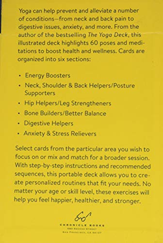 The Healing Yoga Deck: 60 Poses and Meditations to Alleviate Pain and Support Well-Being (Deck of Cards with Yoga Poses for Healing, Yoga for Health ... Meditation and Exercises for Pain Relief)
