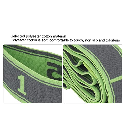 Changor Stretch Band, Elastic Exercise Band for Yoga, Fitness, Workout, Flexibility Training, 104cm Cotton Polyester Blend Strap for Home Gym