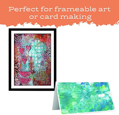 Gel Press Printing Plate Combo - (8" X 10" + 5" x 7") - 10802-10810-2PK | 2-Pack, Top Gelli Printing Plates for Arts & Crafts - size: 8"x10" + 5"x7" Value Pack