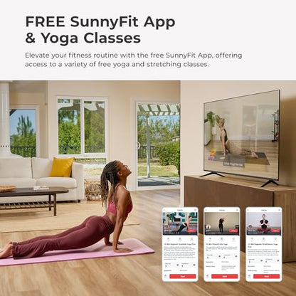 Sunny Health & Fitness Exercise Yoga Mats - Non-Slip Support for Home & Gym - color: Classic Thick Blue