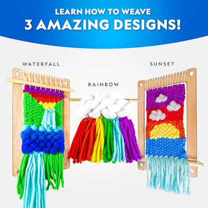 National Geographic Mega Arts and Crafts Activity Kit for Kids Ages 8-12 | Rock Painting, Weaving Loom for Kids & Birdhouse Craft, 3 Creative Projects, 25 Bonus Activities, Art Supplies, Birthday Gift - style: Mega Craft Kit