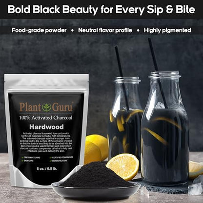 Activated Charcoal Powder 1 lb. Hardwood - Food Grade Kosher Non-GMO - Teeth Whitening, Facial Mask and Soap Making. Promotes Natural Detoxification and Helps Digestion (Pack of 2) - size: 16 Ounce (Pack of 2)