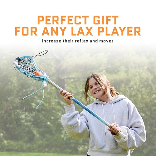 ACELETIQS Lacrosse Rebounder Training Ball with String – Solo Practice Lax Ball for Passing, Catching, Stick Work & Compatible with All Lacrosse Sticks – Ideal Trainer for All Ages and Skill Levels - size: Classic