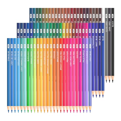 Shuttle Art 80 Colored Pencils, Colored Pencils for Adult Coloring, Soft Core Color Pencil, Drawing Supplies for Adults Kids Artists Beginners Drawing Coloring Sketching - color: 80 Colors