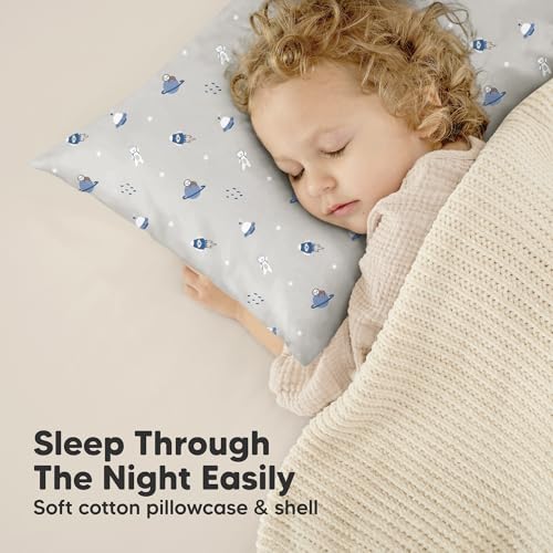 Toddler Pillow with Pillowcase, 13x18 My Little Dreamy Pillow (Cosmo) - color: Cosmo