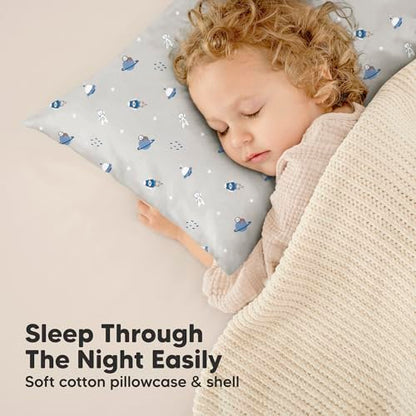 Toddler Pillow with Pillowcase, 13x18 My Little Dreamy Pillow (Cosmo) - color: Cosmo