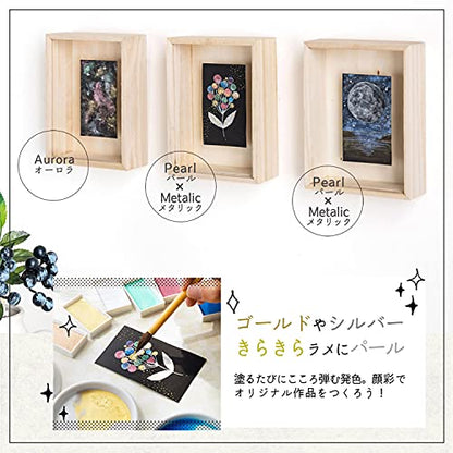 Sumikundo 15500 Paint Face Metallic 6 Color Set - color: Set of 6 metallic colors