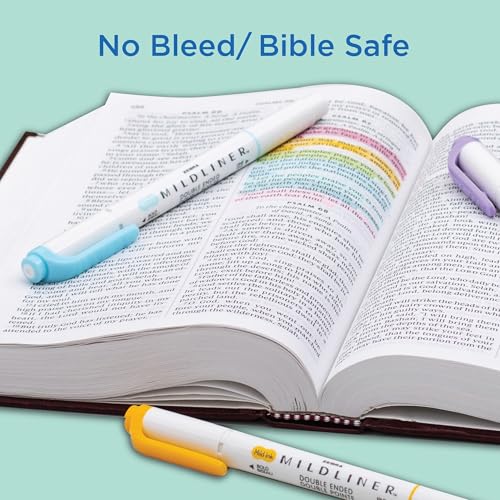 Zebra Pen MILDLINER No Bleed Highlighter, Warm Colors, Dual Tip, 5-Pack - color: Warm