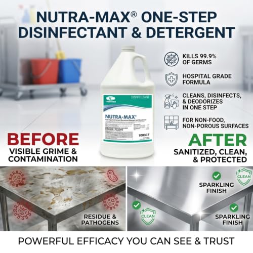 Nutra-Max Hospital Grade Disinfectant Cleaner, 1 Gallon